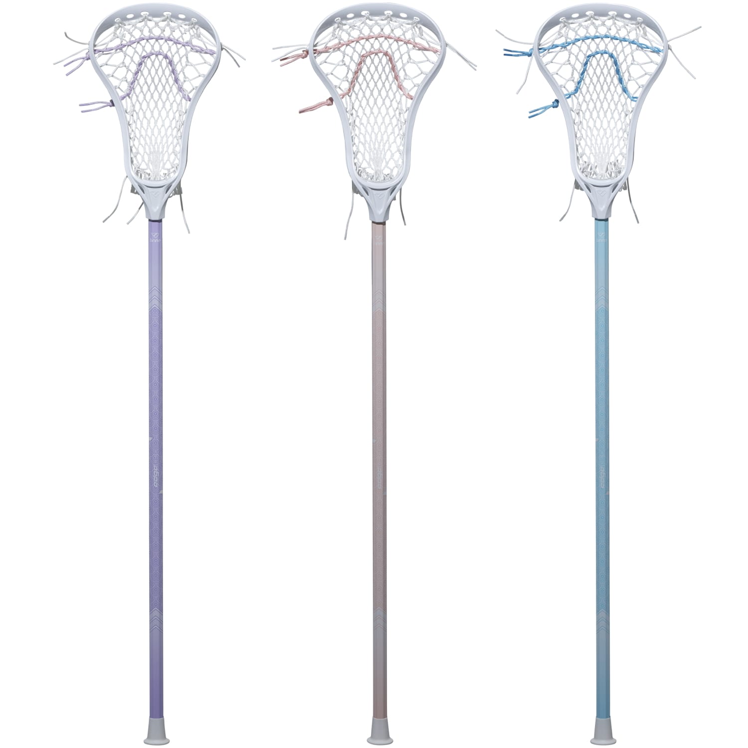 のり　レモングラス、イージーエア、ラベンダー Brine Edge Rise Complete Women's Lacrosse Stick