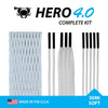 ECD Hero 4.0 Semi-Soft Lacrosse Mesh and Hero Strings Complete Stringing Kit