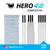 ECD Hero 4.0 Semi-Soft Lacrosse Mesh and Hero Strings Complete Stringing Kit