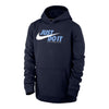 Nike Club Fleece Just Do It Navy Blue Pullover Boy's Lacrosse Hoodie