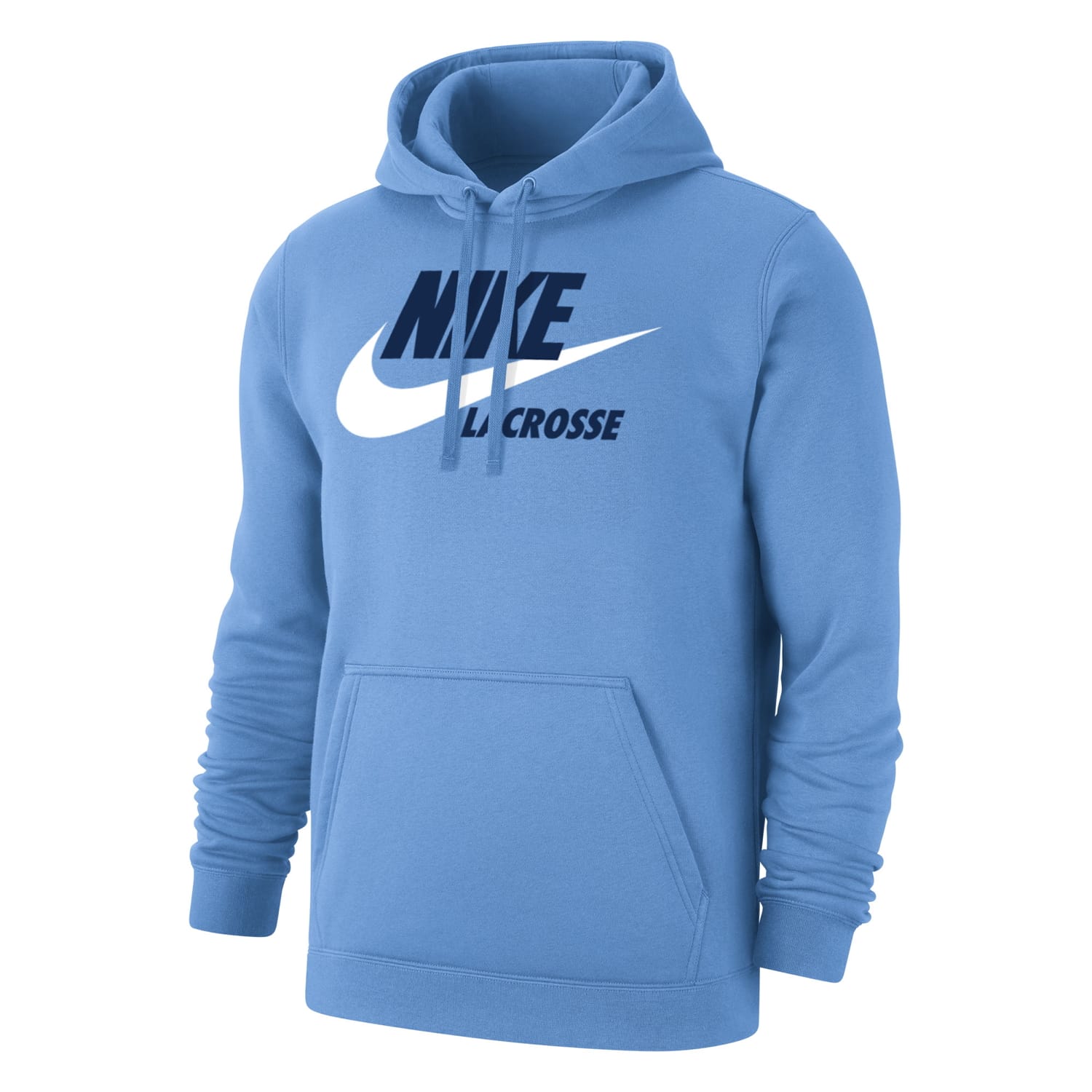 Nike Club Fleece Carolina Blue Pullover Men's Lacrosse Hoodie