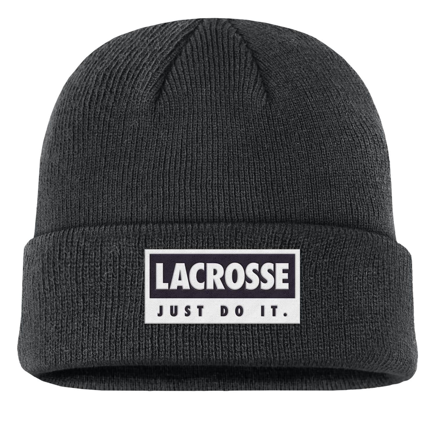 Nike Terra Lacrosse Just Do It Black Beanie Hat - Main Image