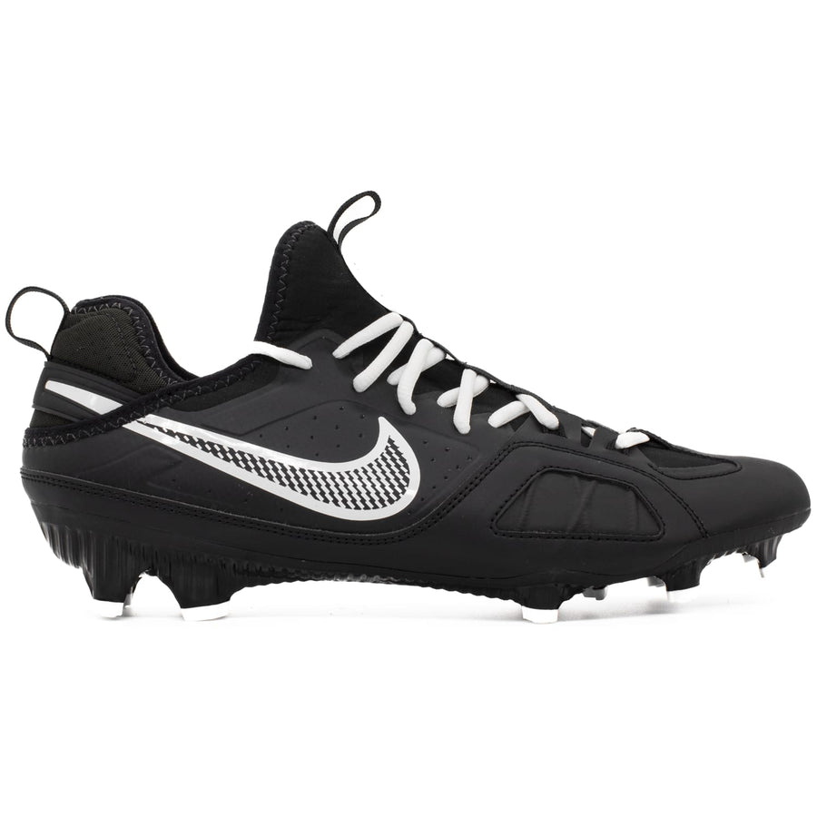 Nike Huarache 9 Varsity Lax Black/White Lacrosse Cleats | Online Lacrosse Equipment | SportStop.com