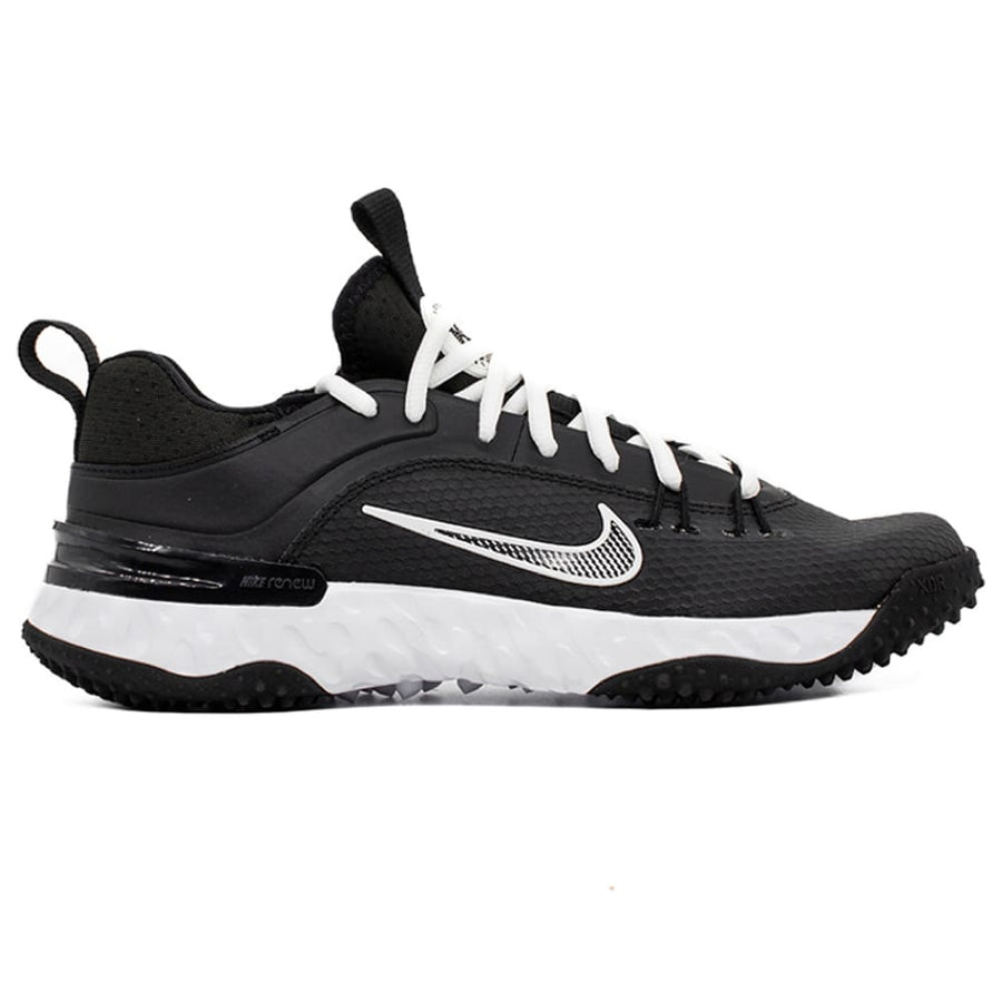 Nike Huarache 9 Elite Turf Lax Black/White Lacrosse Cleats