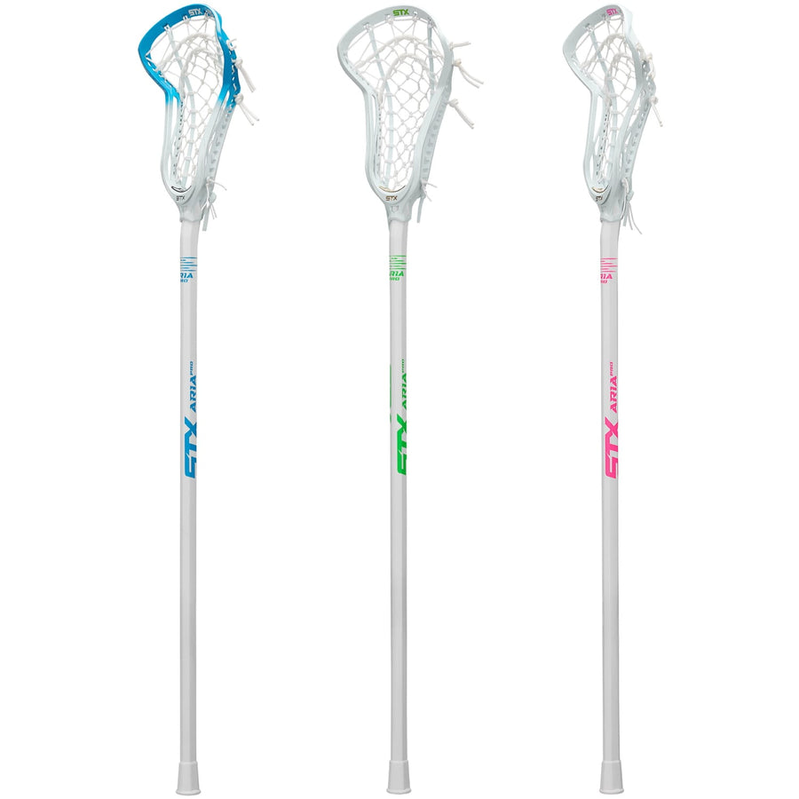 STX Aria Pro Lock Pocket Neon 10 Degree Composite Complete Women's Lacrosse Stick