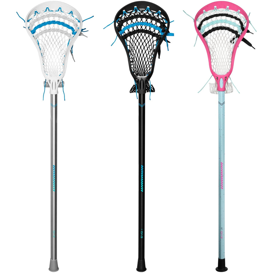 Warrior Evo Jr Complete Youth Lacrosse Stick - 2025 Model