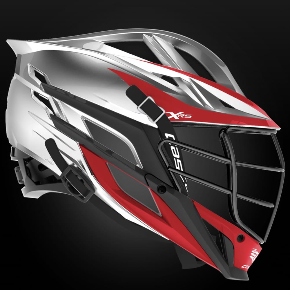 cascade football helmet Cascade XRS Youth Platinum Finish CUSTOM Lacrosse Helmet