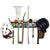 Lacrosse Stick Multi-Sport Storage Rack with 2 Hooks by Evolution Performance Sports