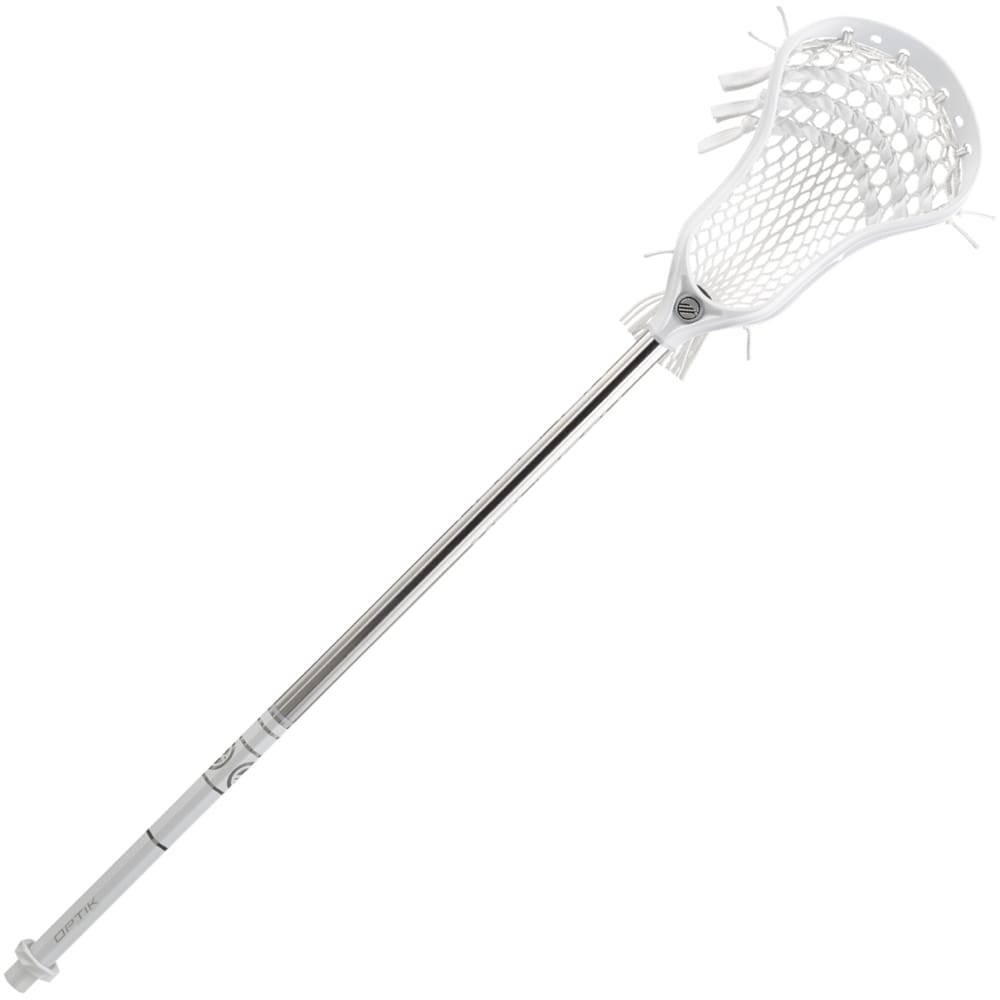 Maverik Kinetik Carbon Complete Lacrosse Stick, Men's, White