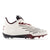 New Balance Burn X3 White/Crimson Lacrosse Cleats