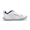 Nike Alpha Huarache 7 Pro Turf White/Navy Blue Lacrosse Cleats