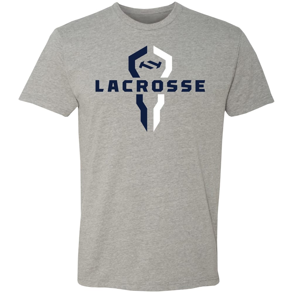TRUE Temper Hammers Head Grey Boy's Lacrosse TShirt