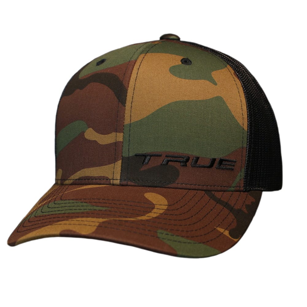Flexfit Trucker Cap Unisex – Camouflage-Muster, Mesh-Rückseite, Verstellbare Snapback-Kappe