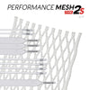 String King Performance Mesh Type 2S White Lacrosse Stringing Kit