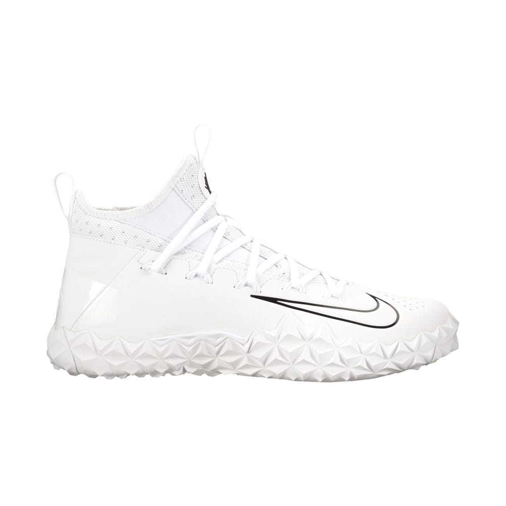 Nike Alpha Huarache Elite Turf White Lacrosse Cleats