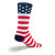 Sock Guy USA Flag Lacrosse Crew Socks