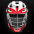 Cascade S Platinum Finish CUSTOM Lacrosse Helmet