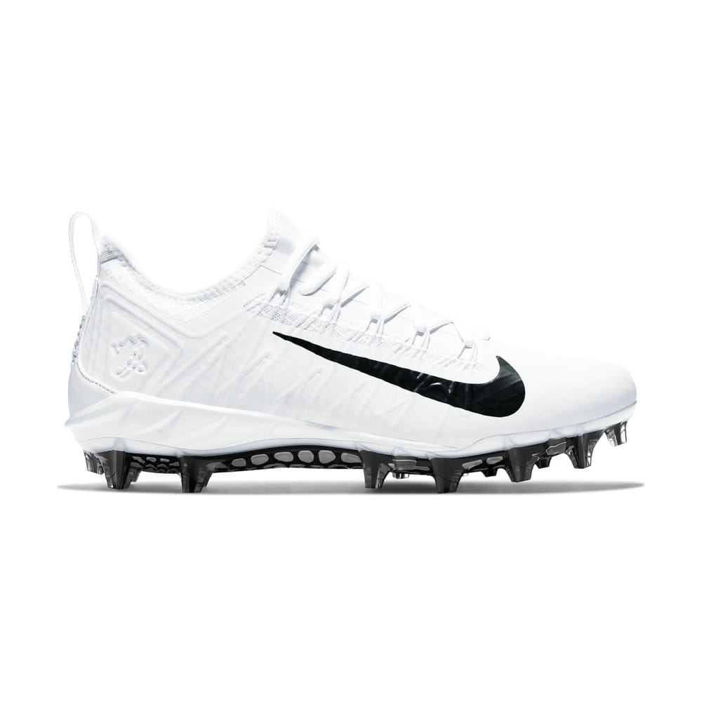 Nike Alpha Huarache Pro White/Black Lacrosse Cleats