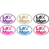 Oval 4x6 Lax Mom Lacrosse Sticker Decal