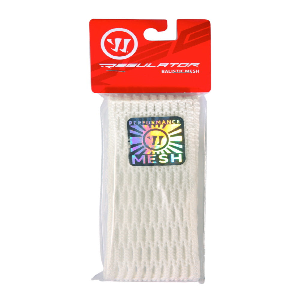 Warrior Regulator Ballistic Performance Mesh White Lacrosse Stringing Piece