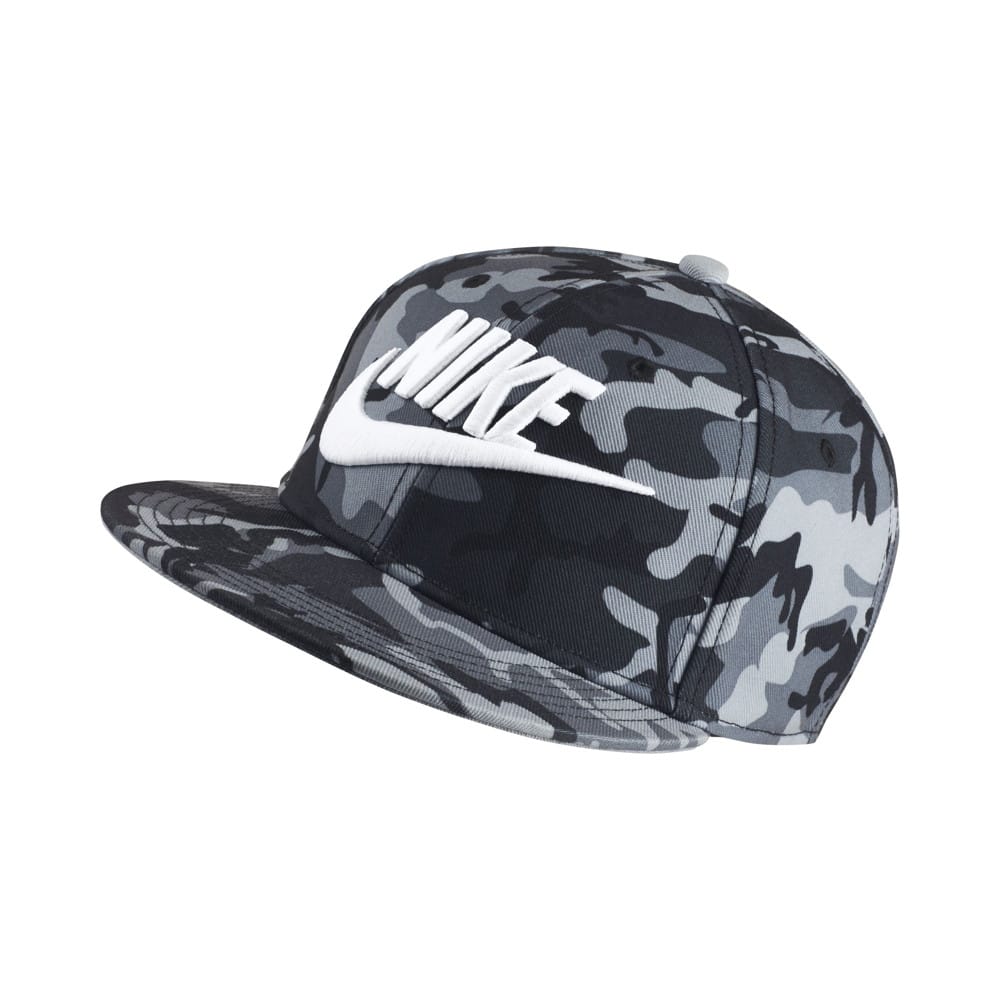 Nike Futura True Grey Camo Youth Snapback Hat - Main Image
