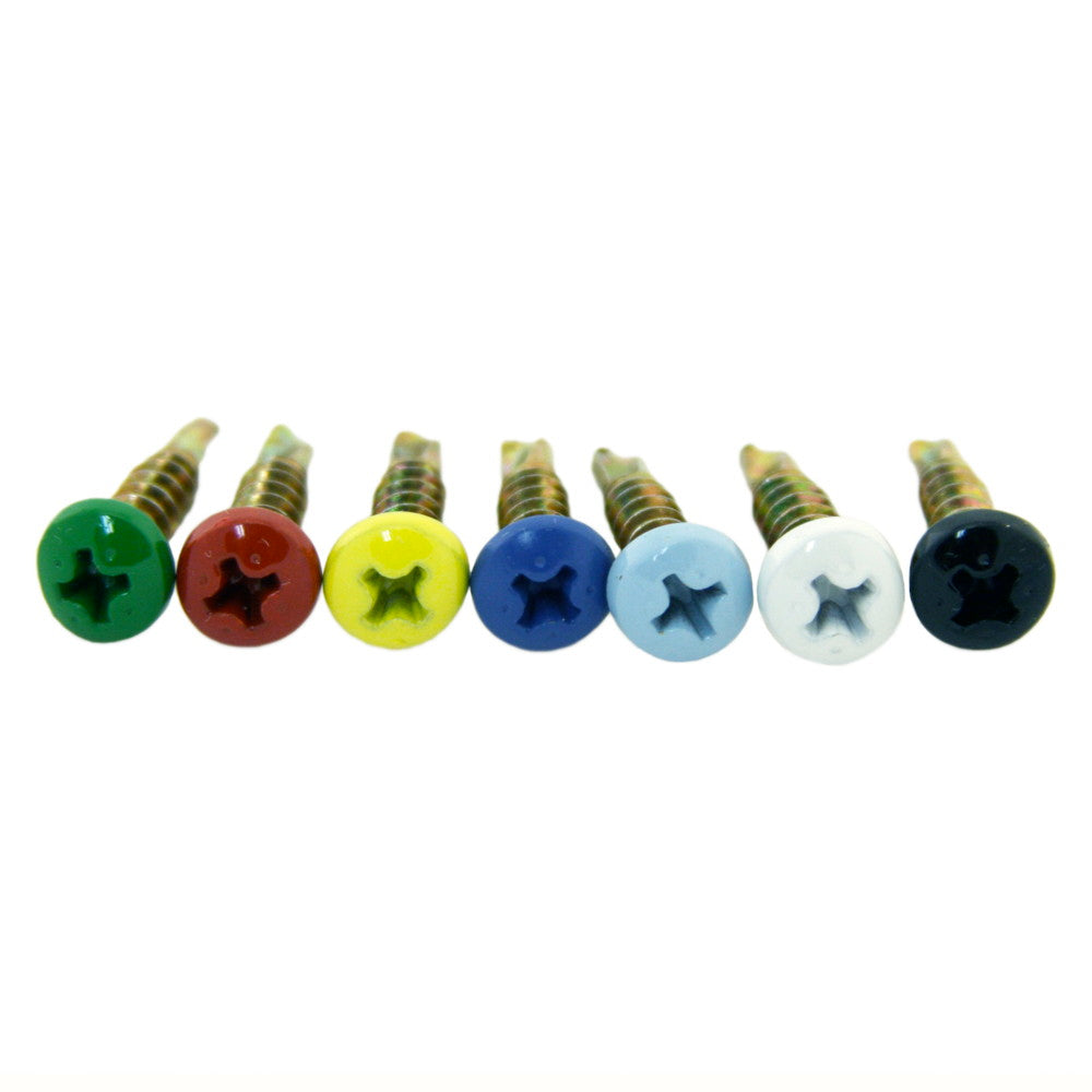 SportStop Multi Colored SelfTapping Lacrosse Head Screws 7Pack