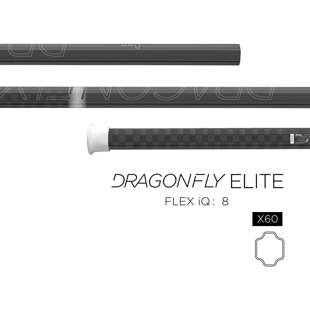 Epoch Dragonfly Elite X60 iQ8 Composite Defense Lacrosse Shaft