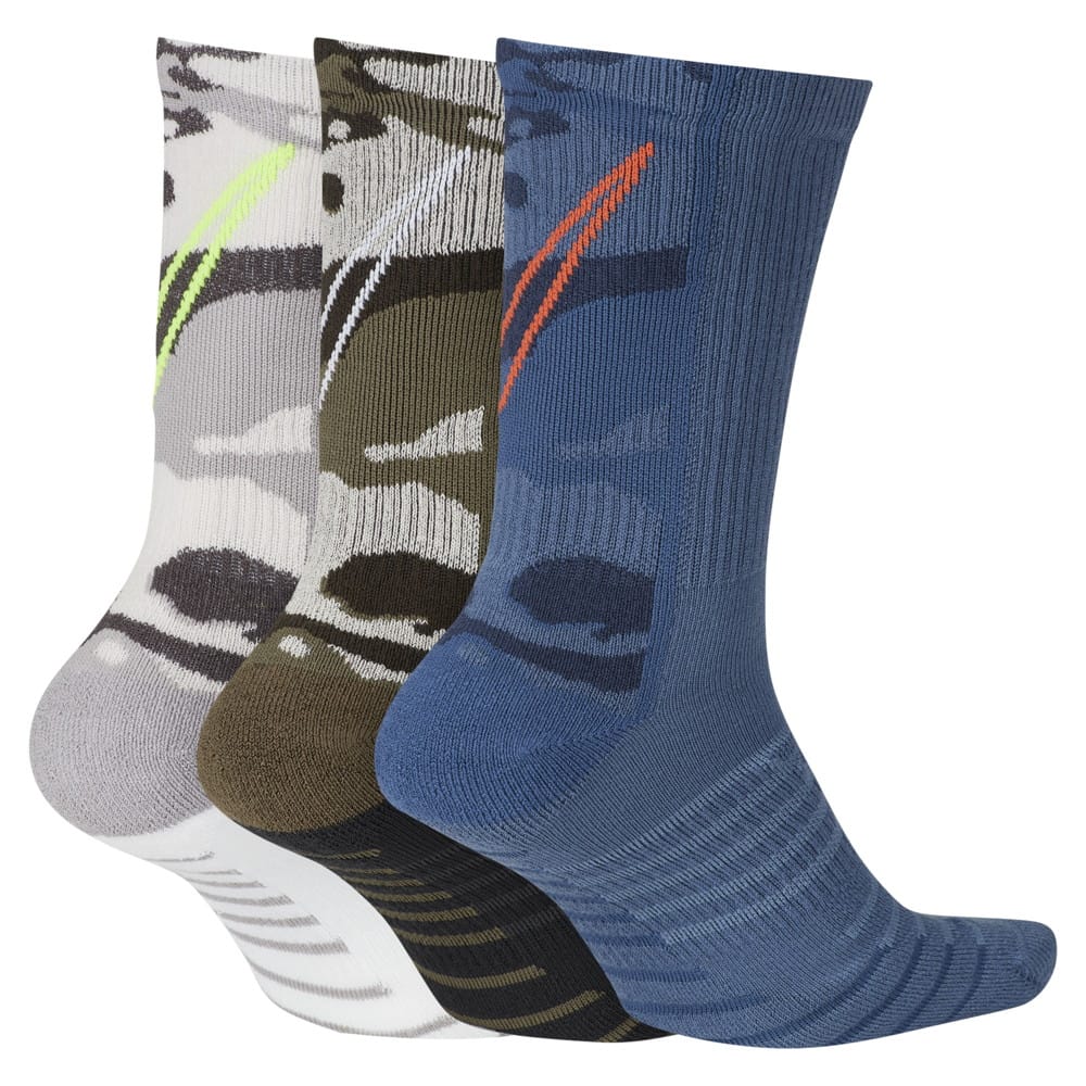 Nike Everyday Max Cushion Camo Training Crew Socks 3-Pack