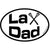 Oval 4x6 Lax Dad Lacrosse Magnet