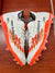 RETURN 4 SALE - New Balance Burn X3 White/Orange Lacrosse Cleats