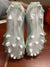 RETURN 4 SALE - New Balance Freeze V5 Low White Lacrosse Cleats - Mens 4.5 / Womens 6