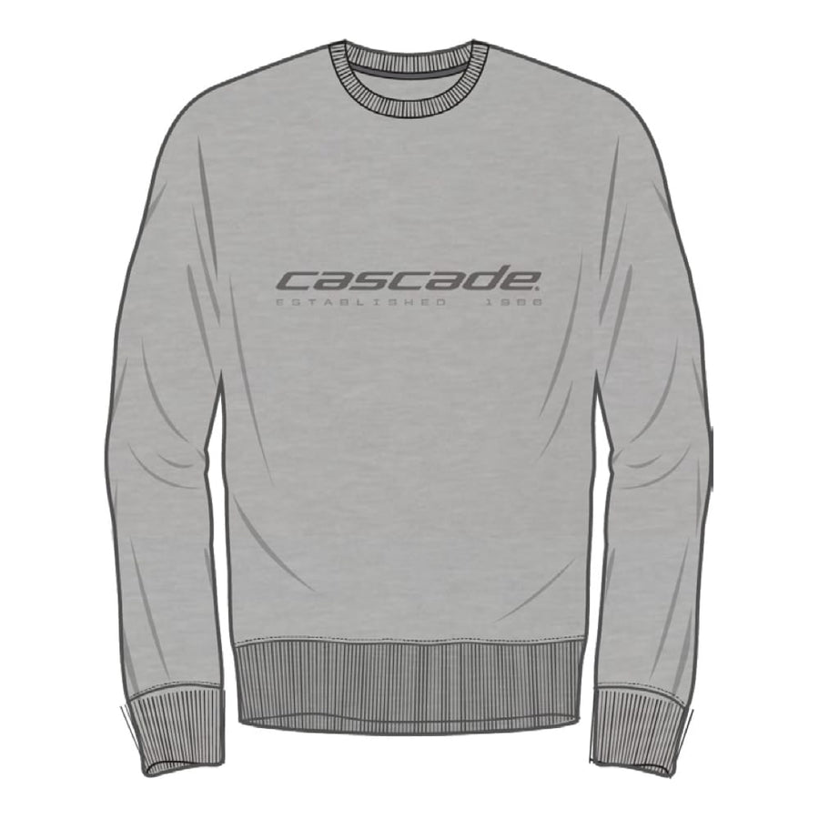 Cascade 315 Crew Grey Pullover Men's Lacrosse Sweatshirt