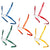 Cascade Z Lacrosse Helmet Chin Strap - Multi-Colored