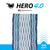 ECD Hero 4.0 College Colored Semi-Soft Lacrosse Mesh Stringing Piece