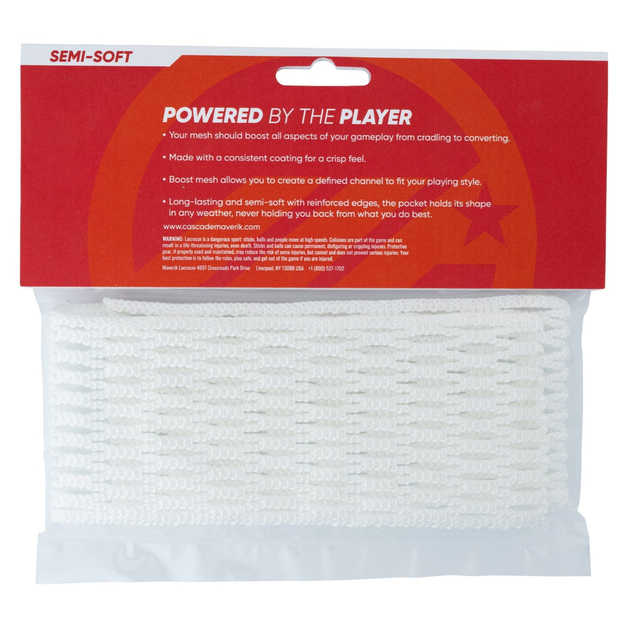 Maverik Boost Semi-Soft Lacrosse Mesh Stringing Piece