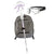 Maverik Era Mini/Ascent ST Girl's Lacrosse Starter Set Package - Stick, Goggles, and Backpack