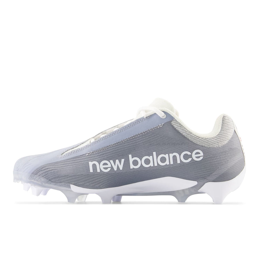 New Balance Burn X4 Grey Lacrosse Cleats
