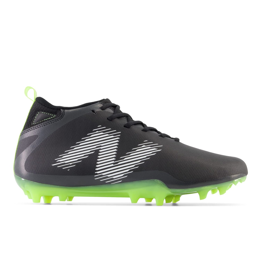 New Balance Rush V4 Mid Black Lacrosse Cleats