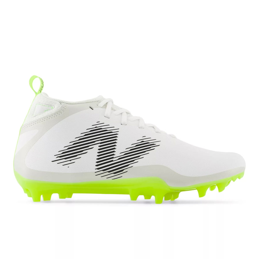 New Balance Rush V4 Mid White Lacrosse Cleats