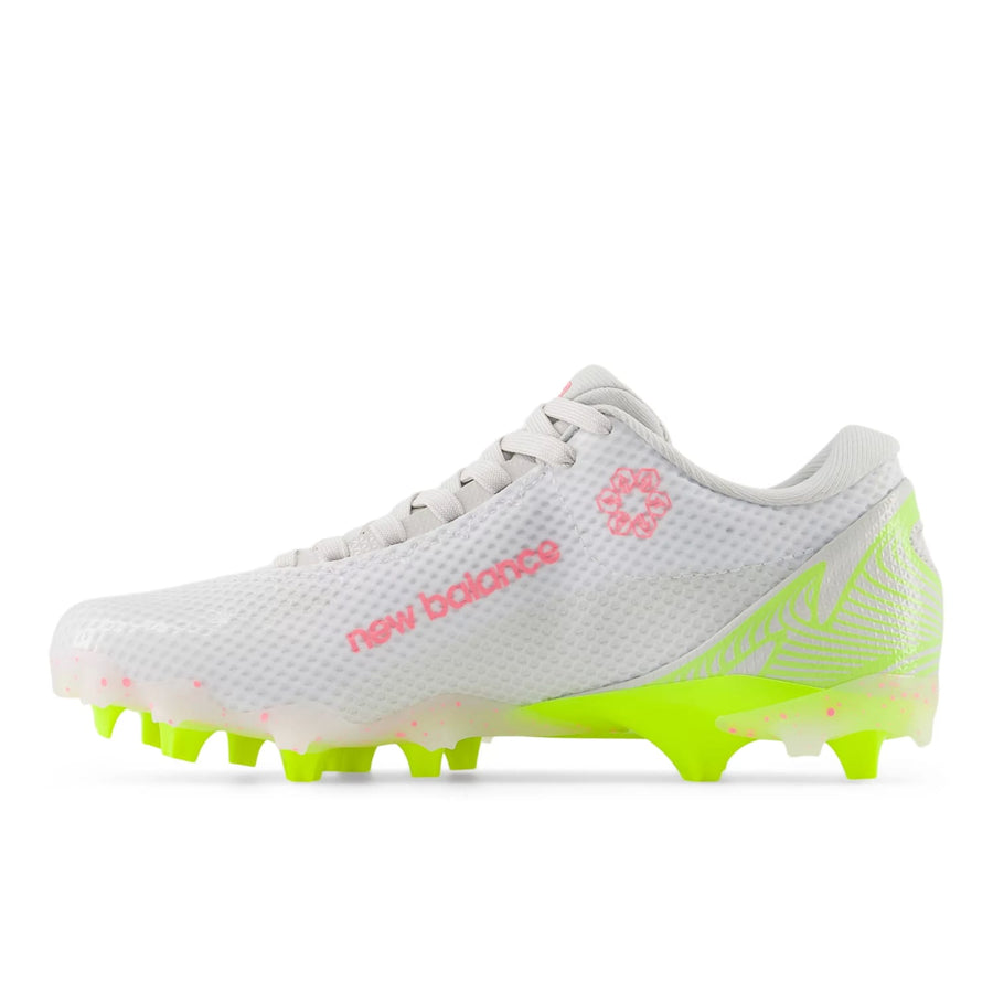 New Balance Freeze V5 Low White/Pink/Neon Women's Lacrosse Cleats
