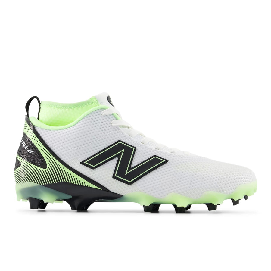 New Balance Freeze V5 White/Afterglow Lacrosse Cleats