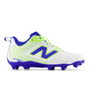 New Balance Rush V5 Mid White/Blue Lacrosse Cleats