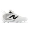 RETURN 4 SALE - New Balance Rush V5 Mid White Lacrosse Cleats
