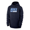 Nike Club Fleece Navy Blue Pullover Boy's Lacrosse Hoodie