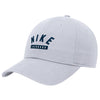 Nike Unstructured Club Arched Logo White Lacrosse Cap Hat