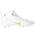 Nike Huarache 9 Elite Mid Lax White/Gold Lacrosse Cleats