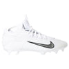 Nike Huarache 9 Elite Mid Lax White/Black Lacrosse Cleats