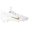 RETURN 4 SALE - Nike Huarache 9 Elite Low Lax White/Gold Lacrosse Cleats