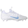 Nike Huarache 9 Elite Low Lax White/Carolina Blue Lacrosse Cleats