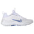 RETURN 4 SALE - Nike Huarache 9 Elite Turf Lax White/Royal Blue Lacrosse Cleats - Mens 4 / Womens 5.5